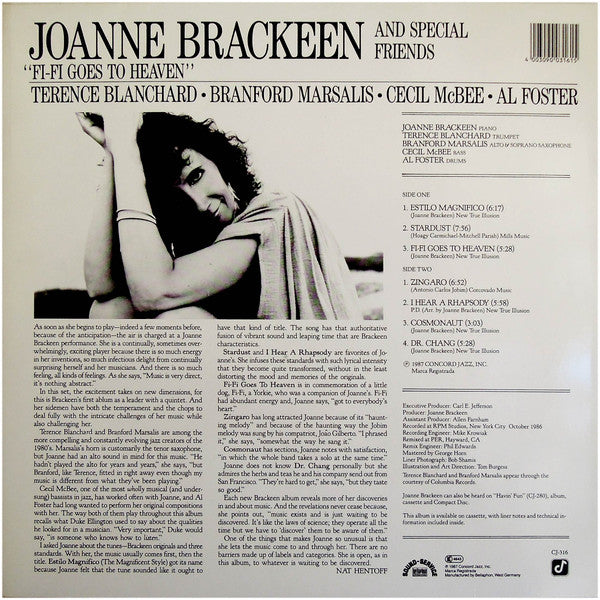 Joanne Brackeen And Special Friends : Fi-Fi Goes To Heaven (LP, Album)