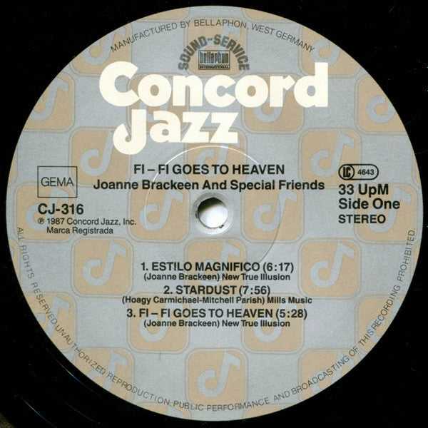 Joanne Brackeen And Special Friends : Fi-Fi Goes To Heaven (LP, Album)