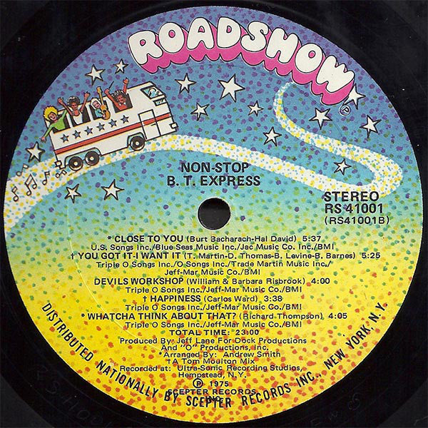 B.T. Express : Non-Stop (LP, Album, She)