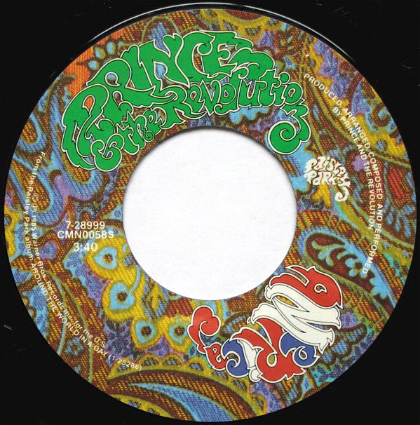 Prince And The Revolution : America (7", Single, SRC)
