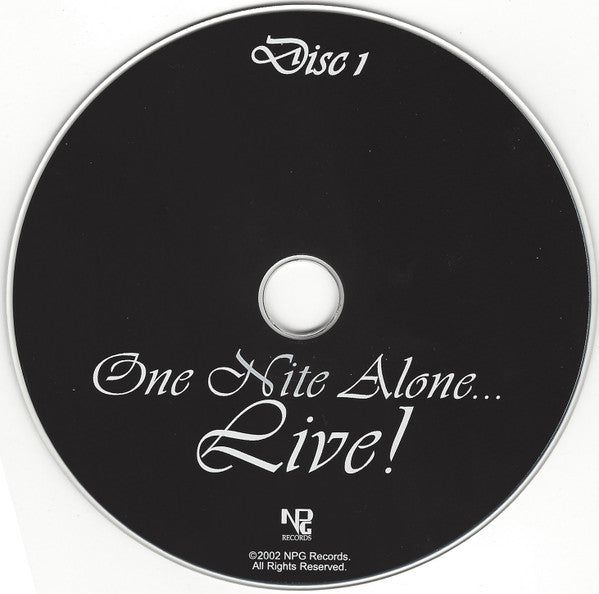 Prince & The New Power Generation : One Nite Alone... Live! (2xCD + CD, Bon + Box, Album)