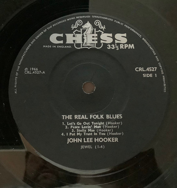 John Lee Hooker : The Real Folk Blues (LP, Album, Mono)