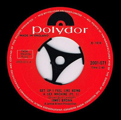 James Brown : Get Up I Feel Like Being A Sex Machine (7", Single, Lar)