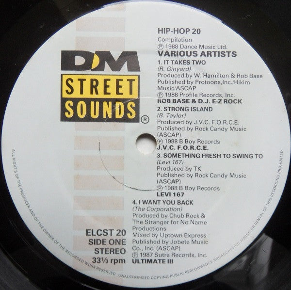 Various : Hip Hop 20 (LP, Comp)