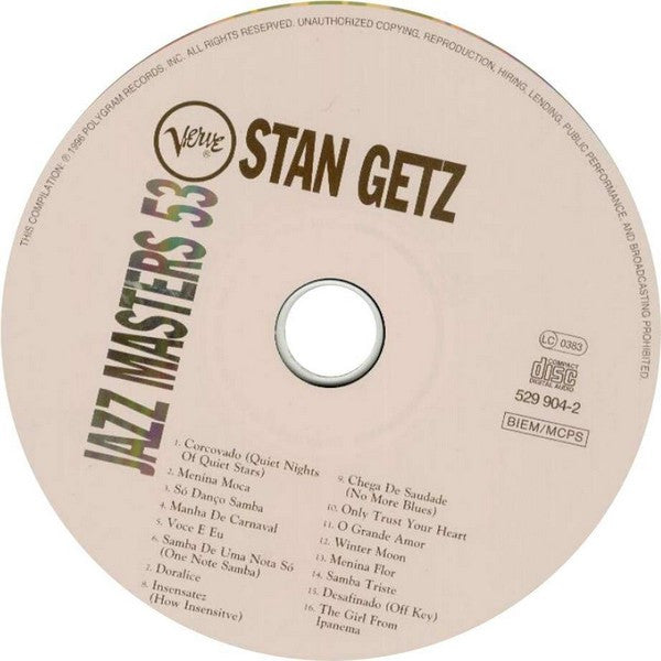 Stan Getz : Bossa Nova (CD, Comp, RE)