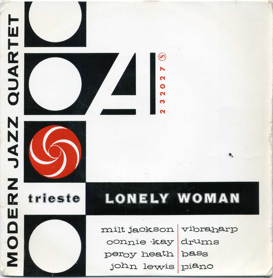 The Modern Jazz Quartet : Lonely Woman / Trieste (7", EP)
