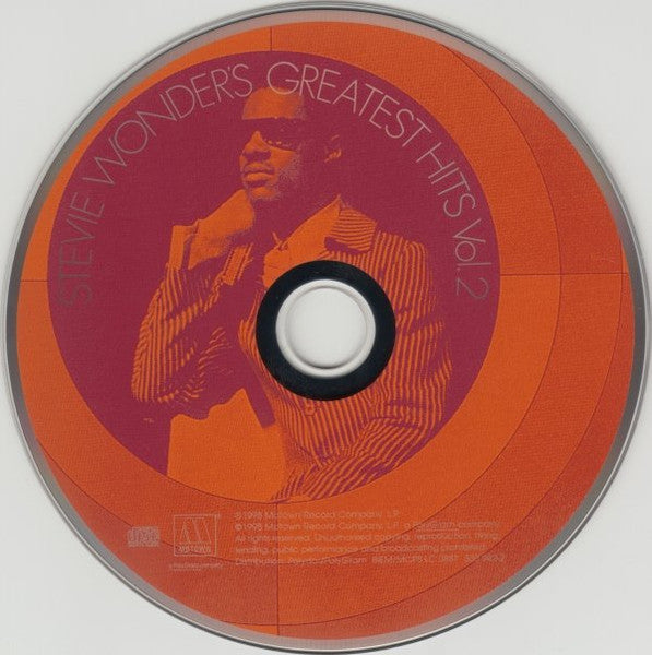 Stevie Wonder : Stevie Wonder's Greatest Hits Vol. 2 (CD, Comp, RE, RM)