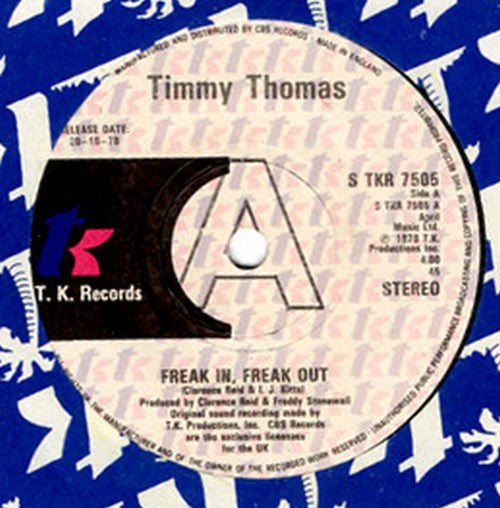 Timmy Thomas : Freak In, Freak Out (7", Promo)