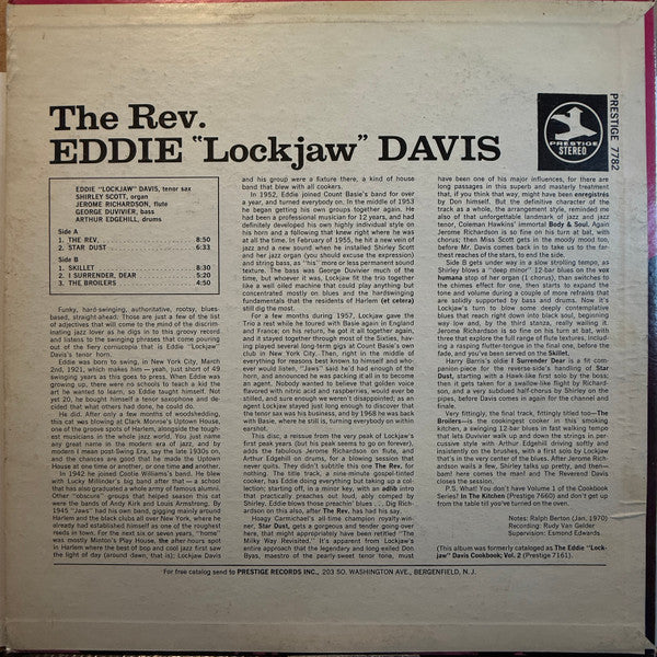 Eddie "Lockjaw" Davis : The Rev (LP, Album)