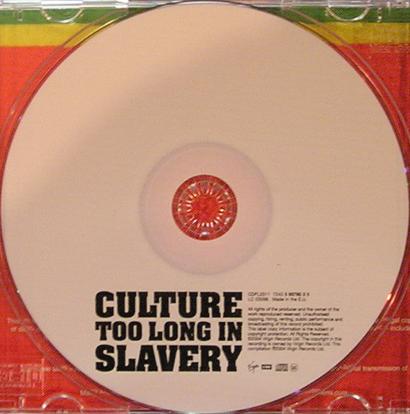 Culture : Too Long In Slavery (CD, Comp, RE)