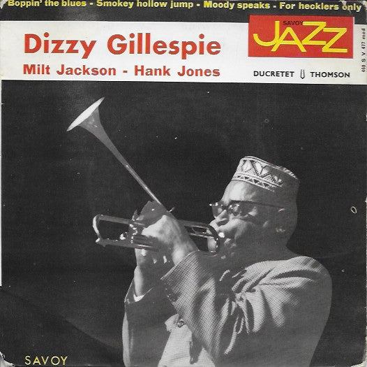 Dizzy Gillespie : Boppin' The Blues (7", EP)