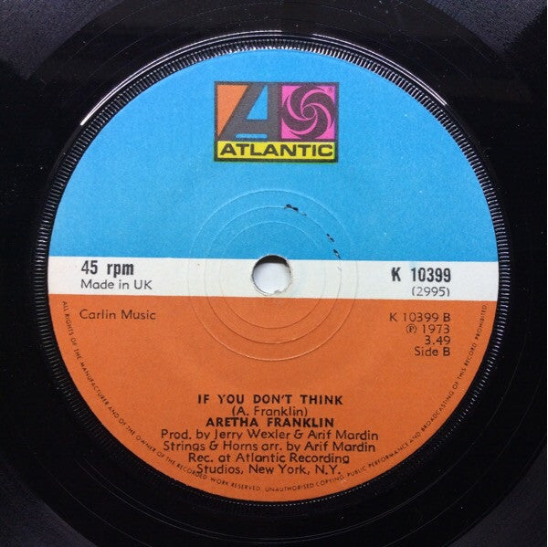 Aretha Franklin : Until You Come Back To Me (That's What I'm Gonna Do) (7", Single, Sol)