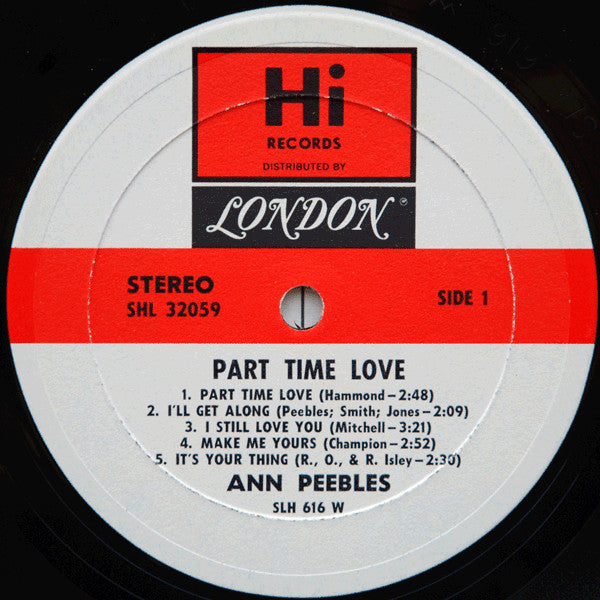 Ann Peebles : Part Time Love (LP, Album, W -)