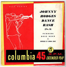 Johnny Hodges : Dance Bash (No. 2) (7", EP, Mono)