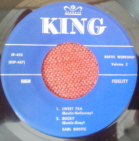 Earl Bostic : Dance Music From The Bostic Workshop Volume 2 (7", EP)