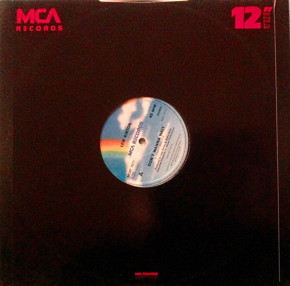 Lew Kirton : Don't Wanna Wait (12")