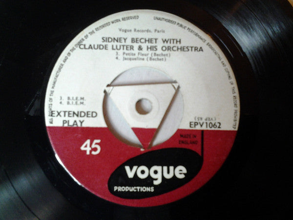 Sidney Bechet, Claude Luter Et Son Orchestre : Summertime (7", EP)