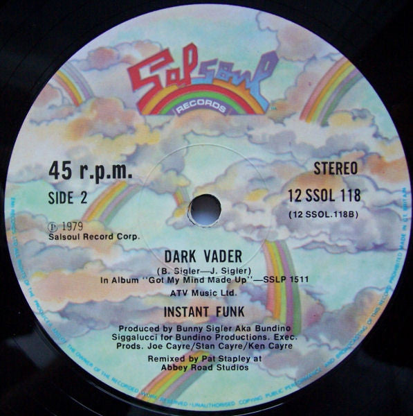 Instant Funk : Crying / Dark Vader (12")
