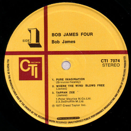 Bob James : BJ4 (Bob James Four) (LP, Album, Gat)