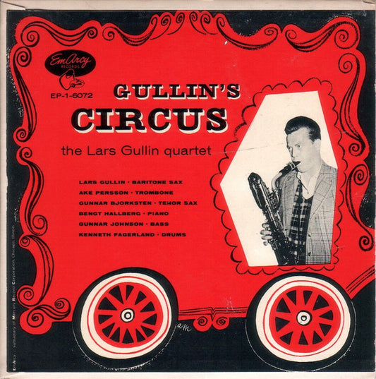 Lars Gullin Quartet : Gullin's Circus (7", EP, Mono)