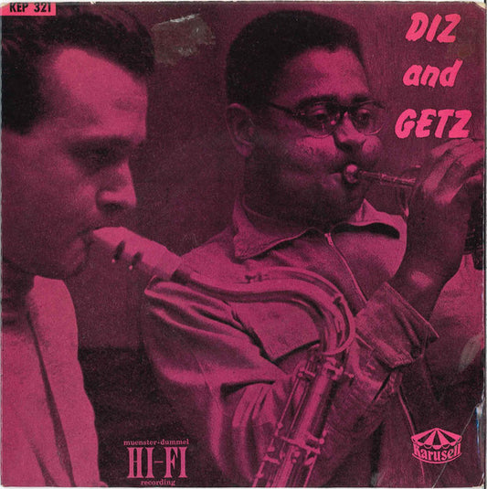 Dizzy Gillespie - Stan Getz Sextet : Diz And Getz (7", EP)
