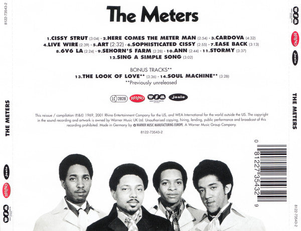 The Meters : The Meters (CD, Album, RE, RM)