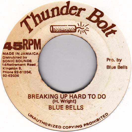 Blue Bells : Breaking Up Hard To Do (7")