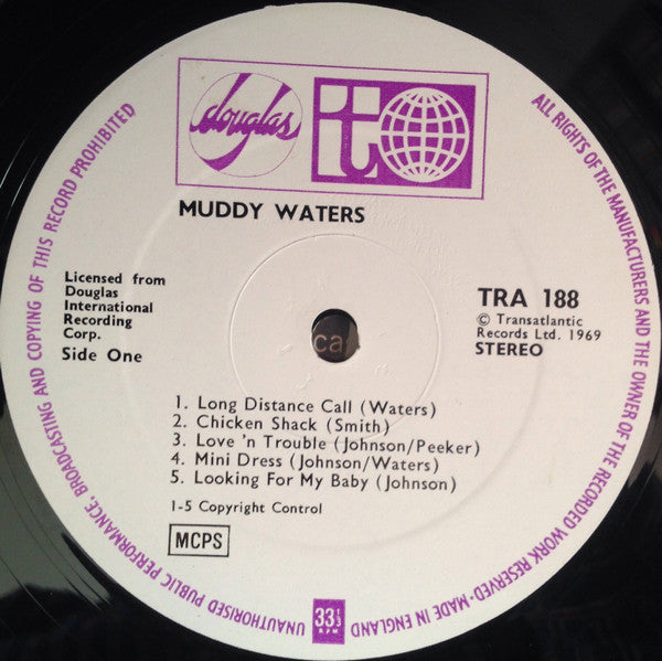 Luther Johnson : The Muddy Waters Blues Band (LP)