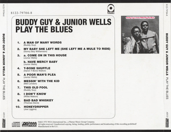 Buddy Guy & Junior Wells : Play The Blues (CD, Album, RE, RM)