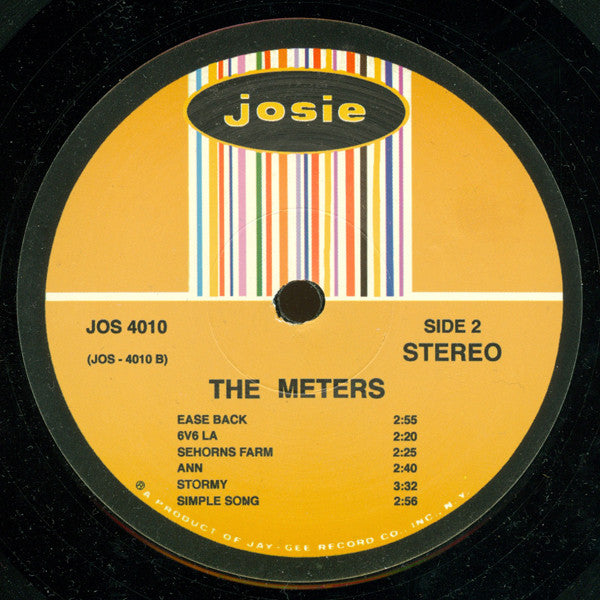 The Meters : The Meters (LP, Album, RE, Unofficial)