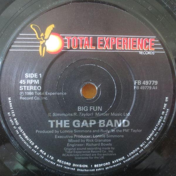 The Gap Band : Big Fun (7", Single)