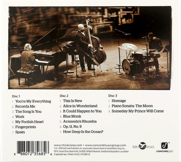 Chick Corea Trio : Trilogy (3xCD, Album)