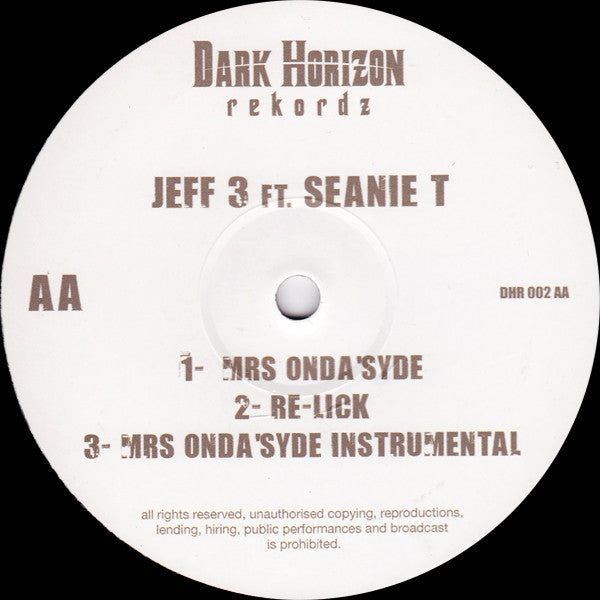 The Blacknificent Seven : 'Ere Comes Da Black / Mrs Onda'Syde (12")