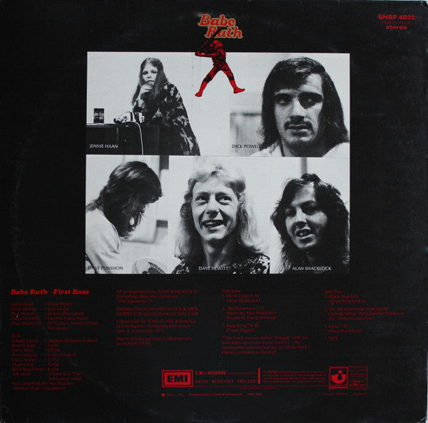 Babe Ruth : First Base (LP, Album)