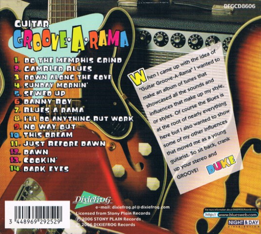 Duke Robillard : Guitar Groove-A-Rama (CD, Album, dig)