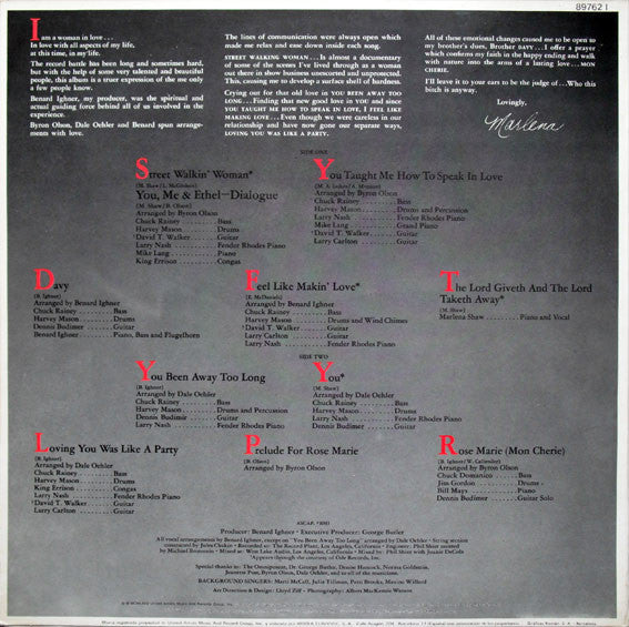 Marlena Shaw : Who Is This Bitch, Anyway? (LP, Album)