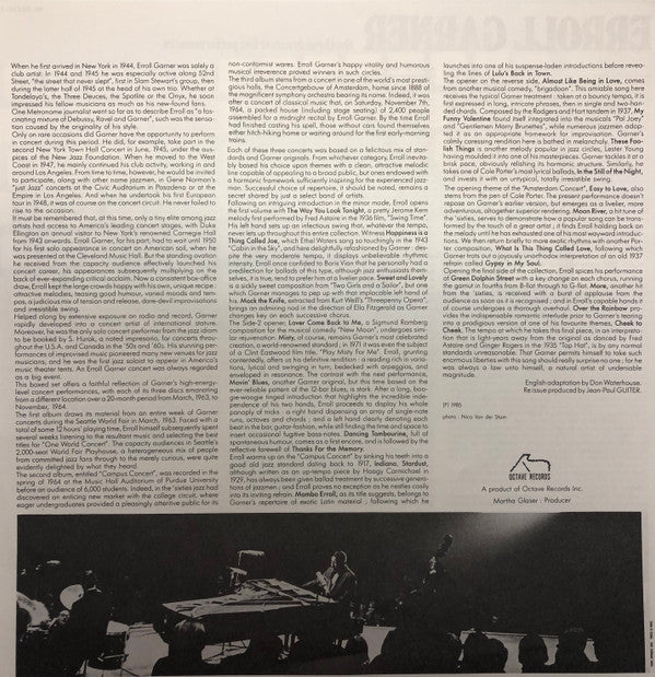 Erroll Garner : The Three Greatest Live Performances (Box + 3xLP)