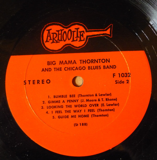 Big Mama Thornton With Muddy Waters Blues Band : Big Mama Thornton Vol. 2 (LP, Album, RE)
