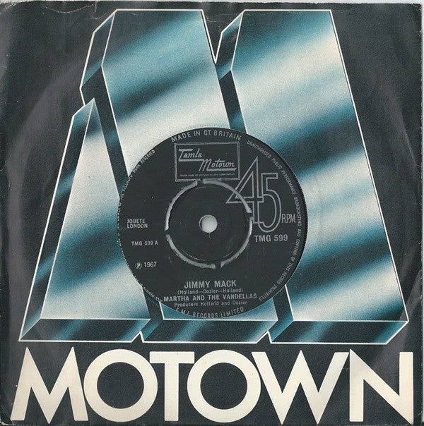 Martha Reeves & The Vandellas : Jimmy Mack (7", RE, Pus)