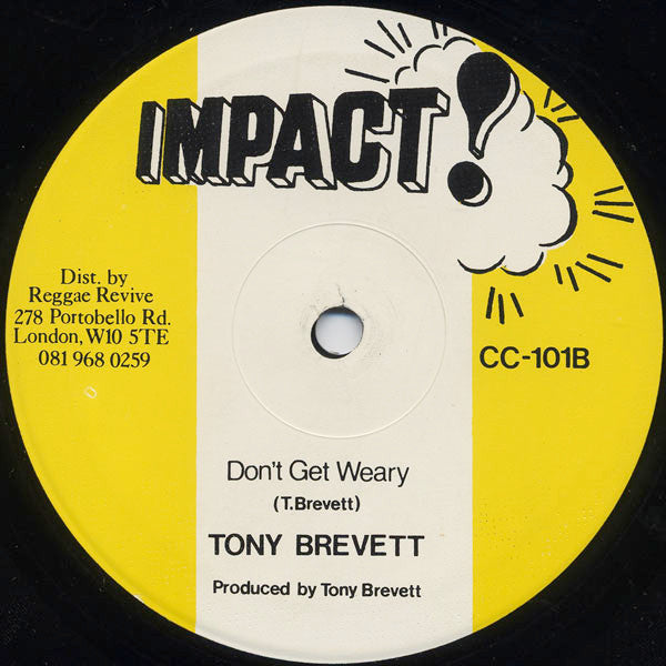 Randy's All Stars / Tony Brevett : Mission Impossible / Don't Get Weary (10", Yel)