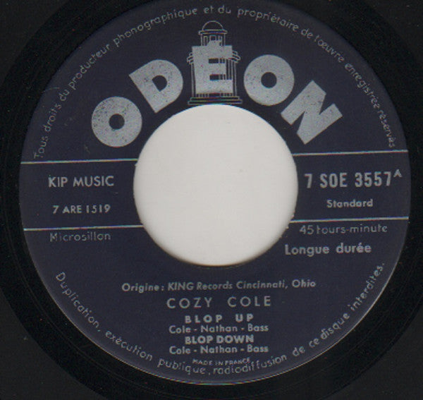 Cozy Cole : Blop Up (7", EP)