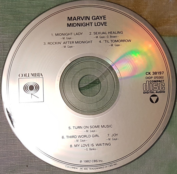 Marvin Gaye : Midnight Love (CD, Album)