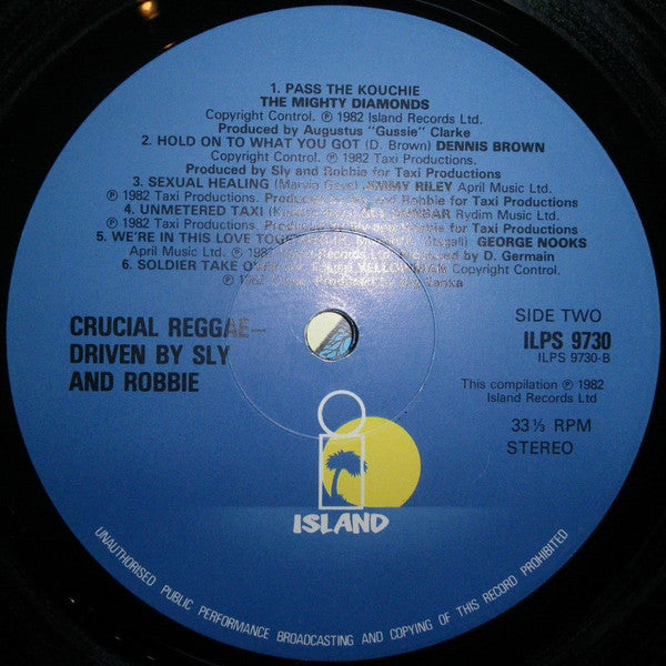 Various : Crucial Reggae - Driven By Sly & Robbie (LP, Comp)