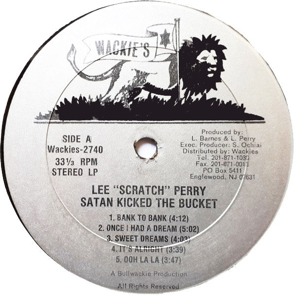 Lee "Scratch" Perry* : Satan Kicked The Bucket (LP, Album)