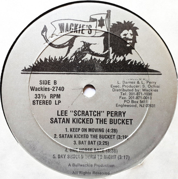 Lee "Scratch" Perry* : Satan Kicked The Bucket (LP, Album)