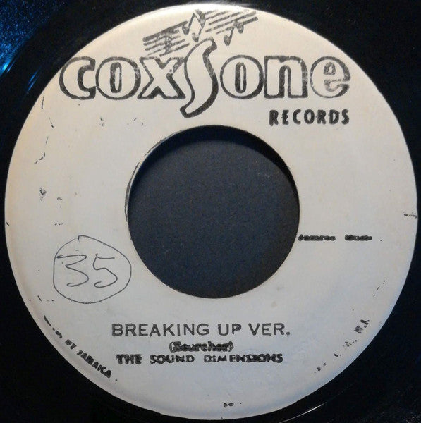 Alton Ellis / Sound Dimension : Breaking Up /  Breaking Up Ver. (7", Single)