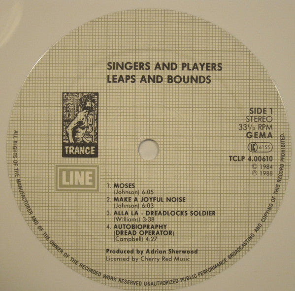 Singers & Players : Leaps & Bounds (LP, Album, RE, Whi)