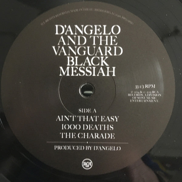 D'Angelo And The Vanguard (3) : Black Messiah (2xLP, Album, Gat)