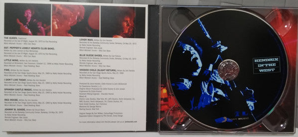 Jimi Hendrix : In The West (CD, Album, RE, Dig)