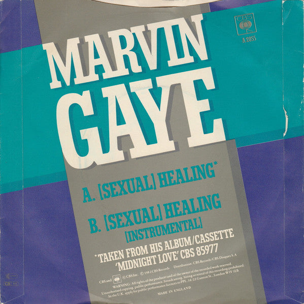 Marvin Gaye : (Sexual) Healing (7", Single)